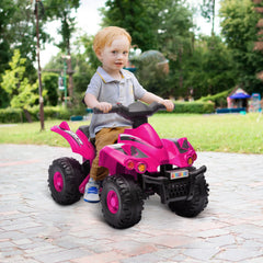 6V Kids Electric Quad Bike Music, Forward Function