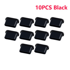 5-10PCS USB Charging Port Type C Dust Plug Charging Port Silicone Cover