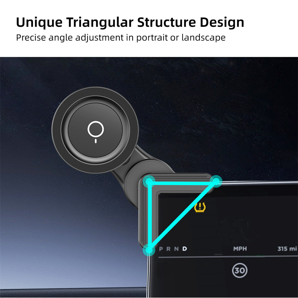 Magnetic Car Phone Holder Car Display Screen Side 360 Rotation Car Mount