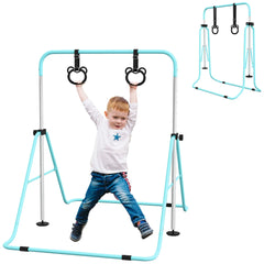 Adjustable Height, Foldable Kids Gymnastics Bar