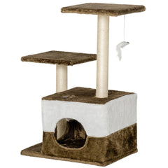 Cat Tree Tower for Indoor Cats Kitten House Scratching Posts with Condo Perch