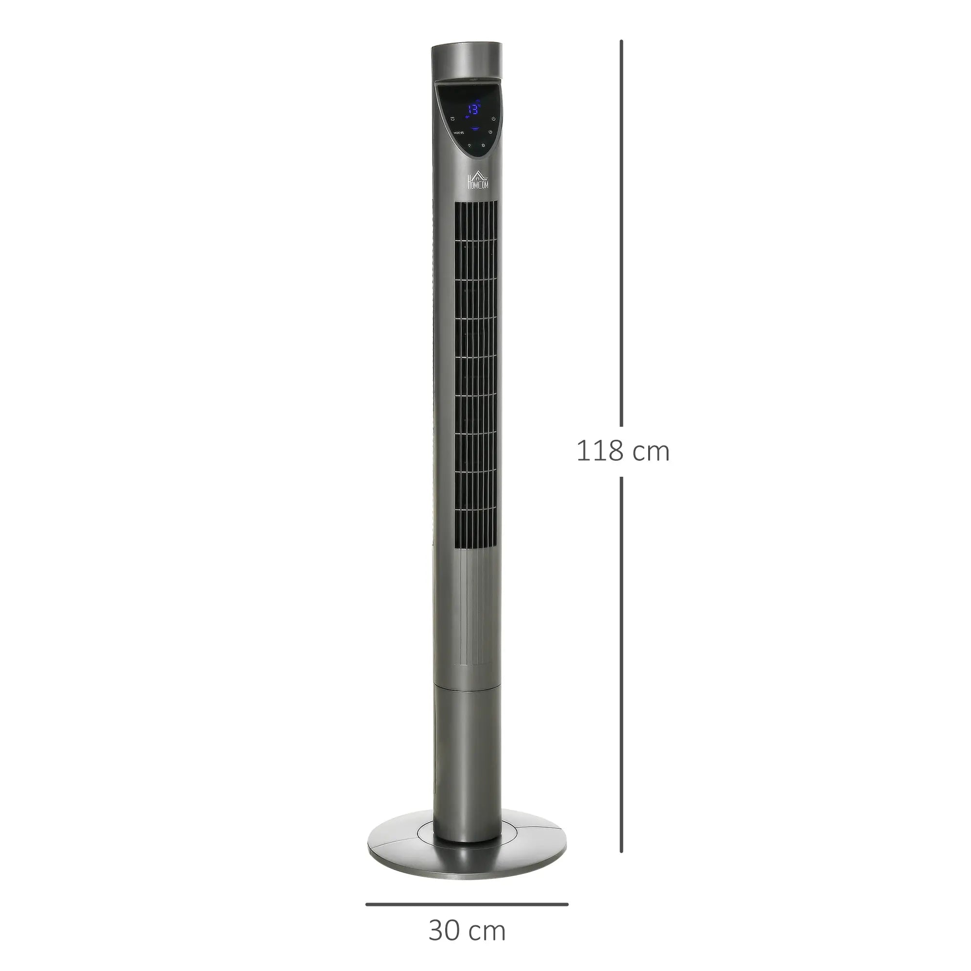 Tower Fan Cooling with Ionizer, Air Filter, Oscillating, 3 Modes, 12h Timer, Remote Controller