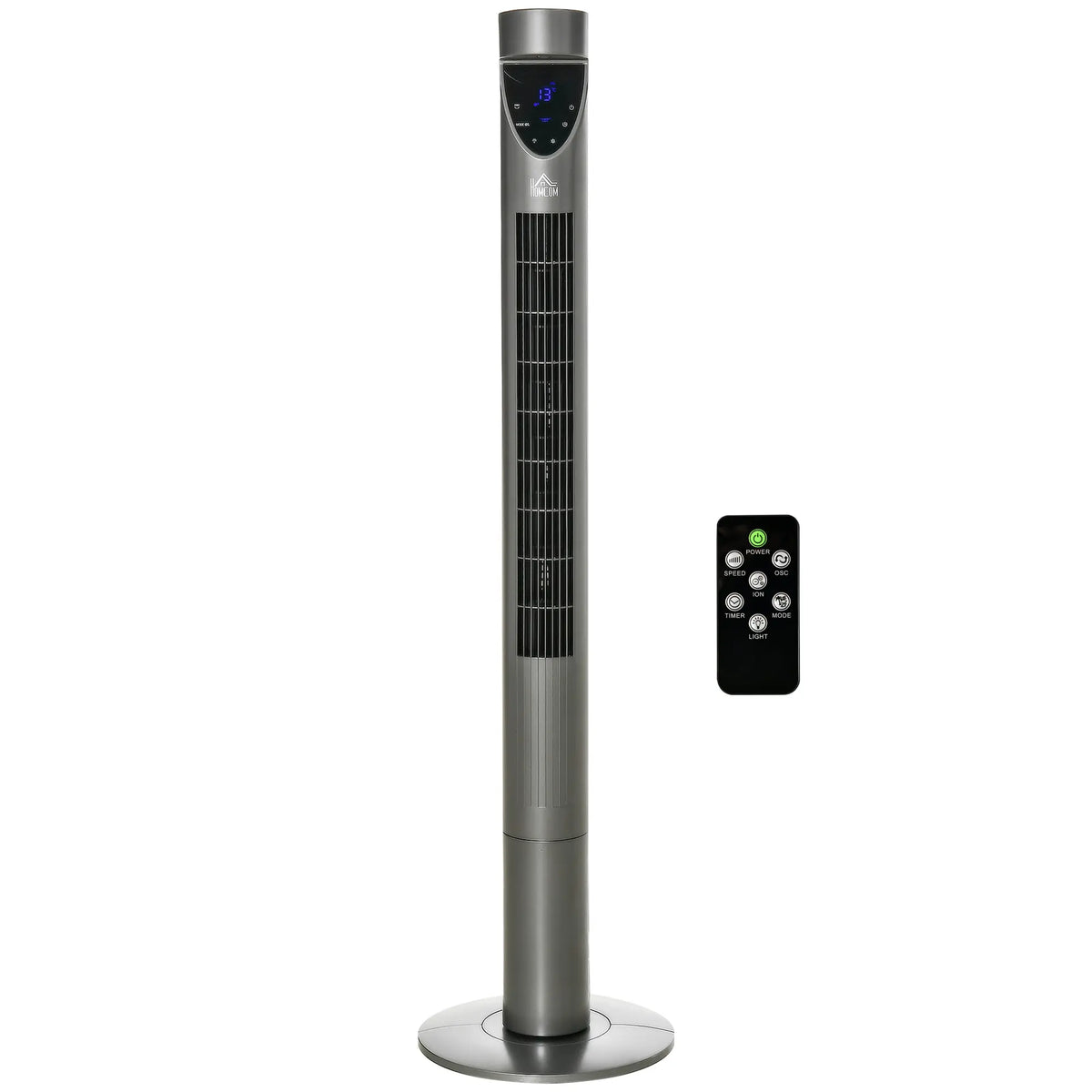 Tower Fan Cooling with Ionizer, Air Filter, Oscillating, 3 Modes, 12h Timer, Remote Controller