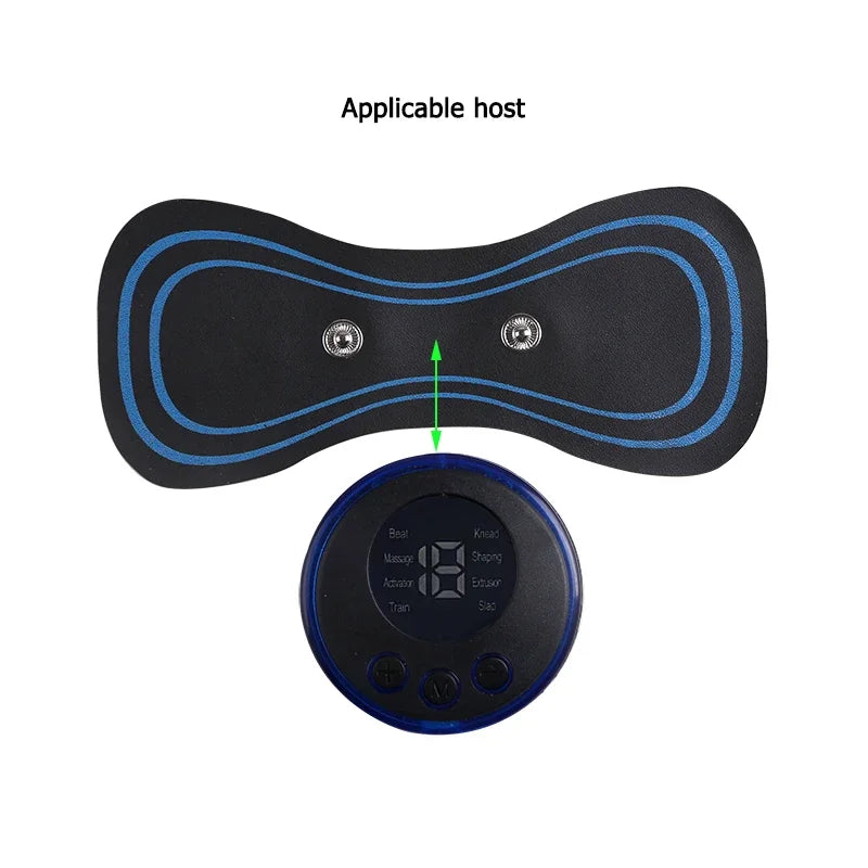 10PCS EMS Neck Massager Gel Pad Trainer Hip Exerciser Replacement Body Massager Patch Muscle Stimulator Sticker Gels Accessories