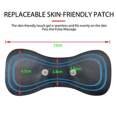 10PCS EMS Neck Massager Gel Pad Trainer Hip Exerciser Replacement Body Massager Patch Muscle Stimulator Sticker Gels Accessories