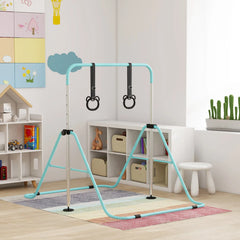 Adjustable Height, Foldable Kids Gymnastics Bar