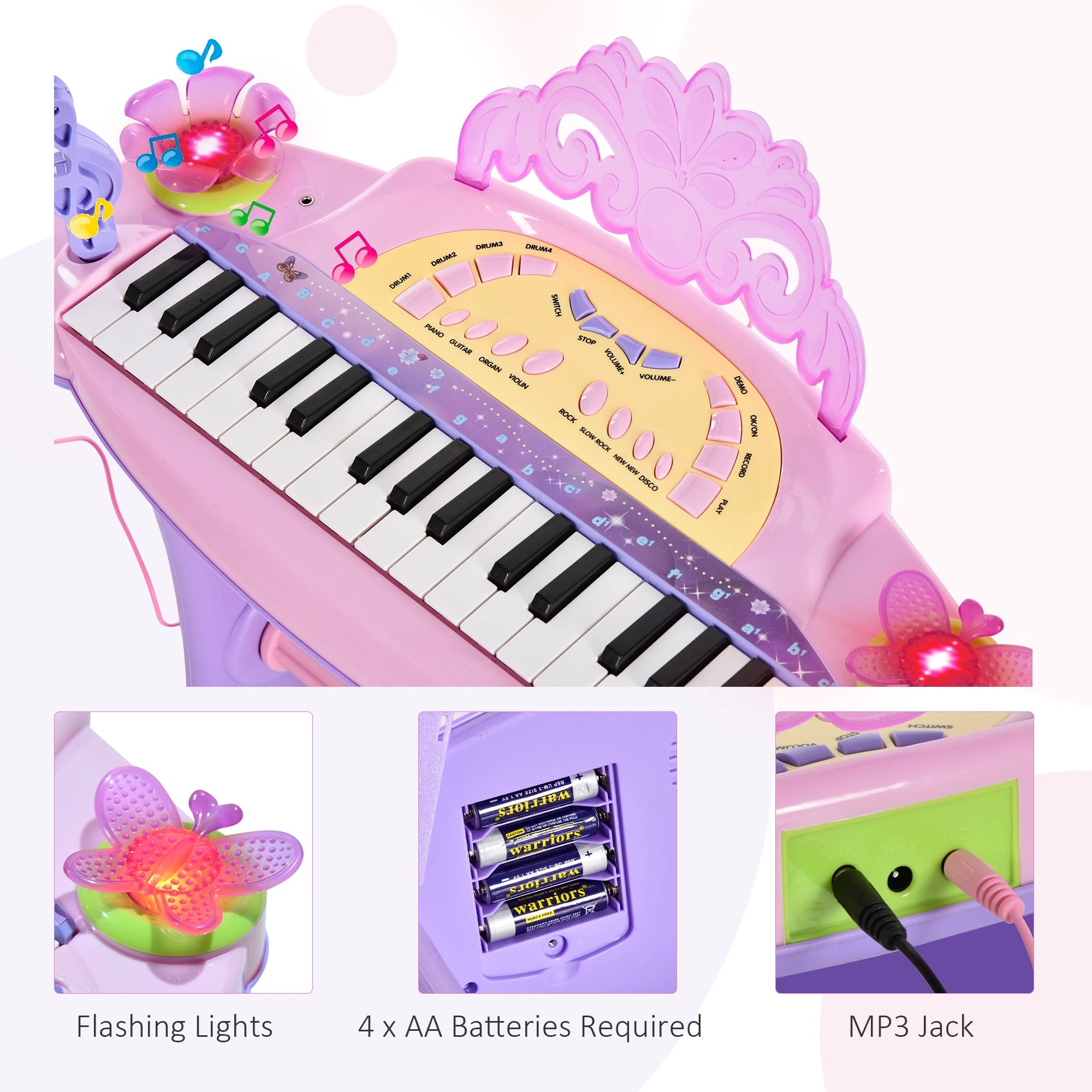 32 Keys Kids Mini Electronic Keyboard Musical Instrument Educational Game Toy