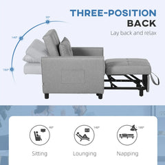 3-in-1 Comfort Zone Sofa Bed Multifunctional Marvel Sofa Triple Function Sofa