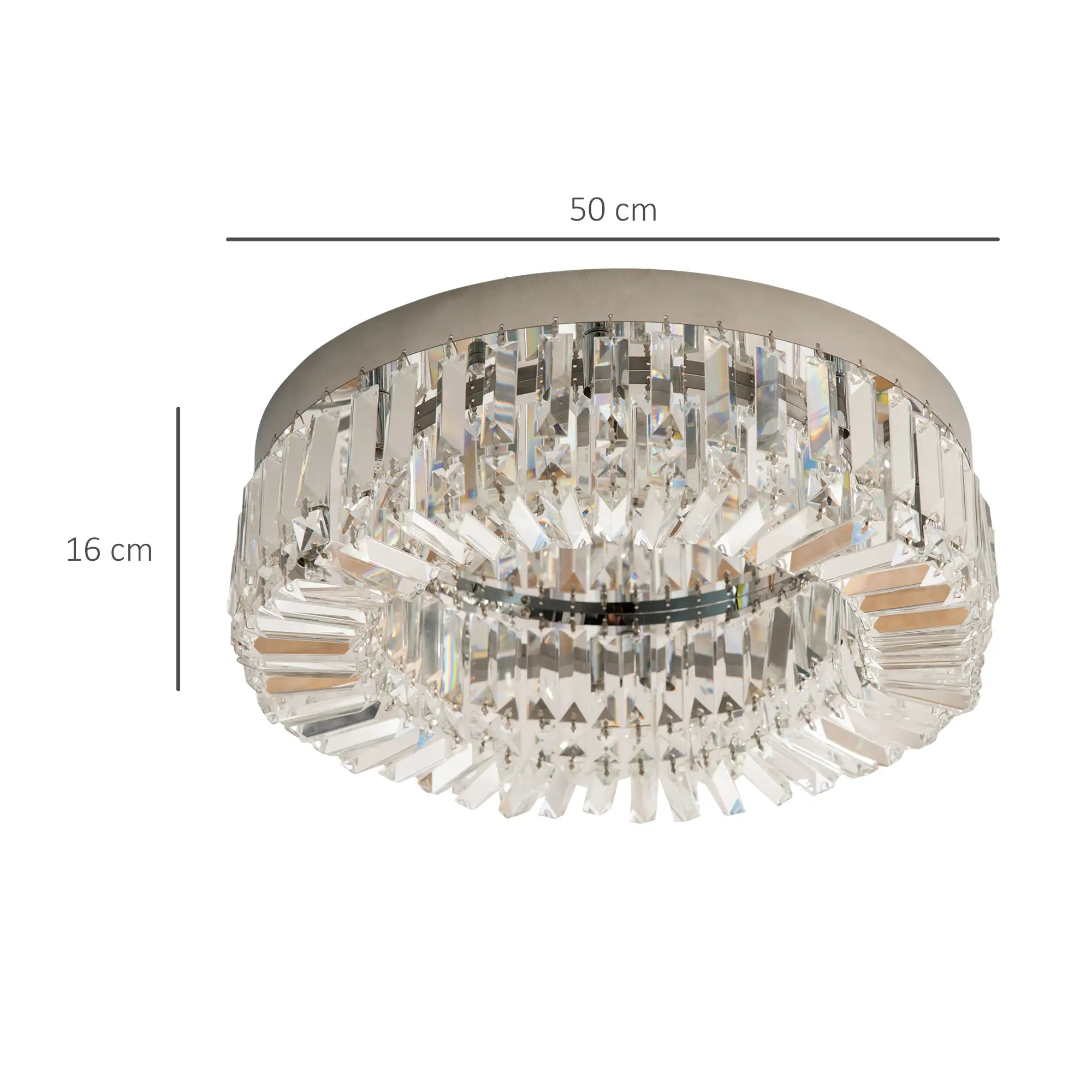 Crystal Ceiling Light Modern Chandeliers Stainless Steel Pendant Lights