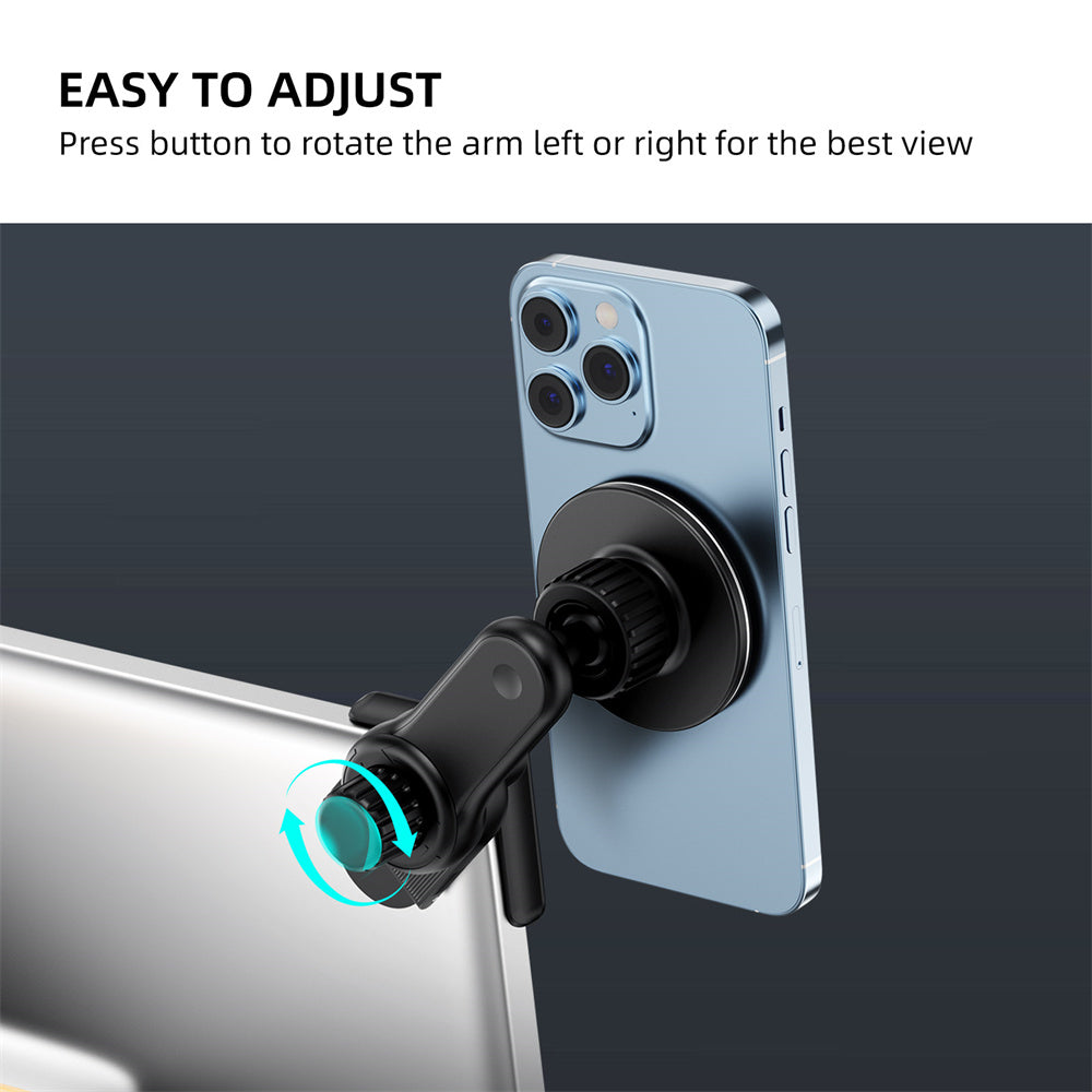 Magnetic Car Phone Holder Car Display Screen Side 360 Rotation Car Mount