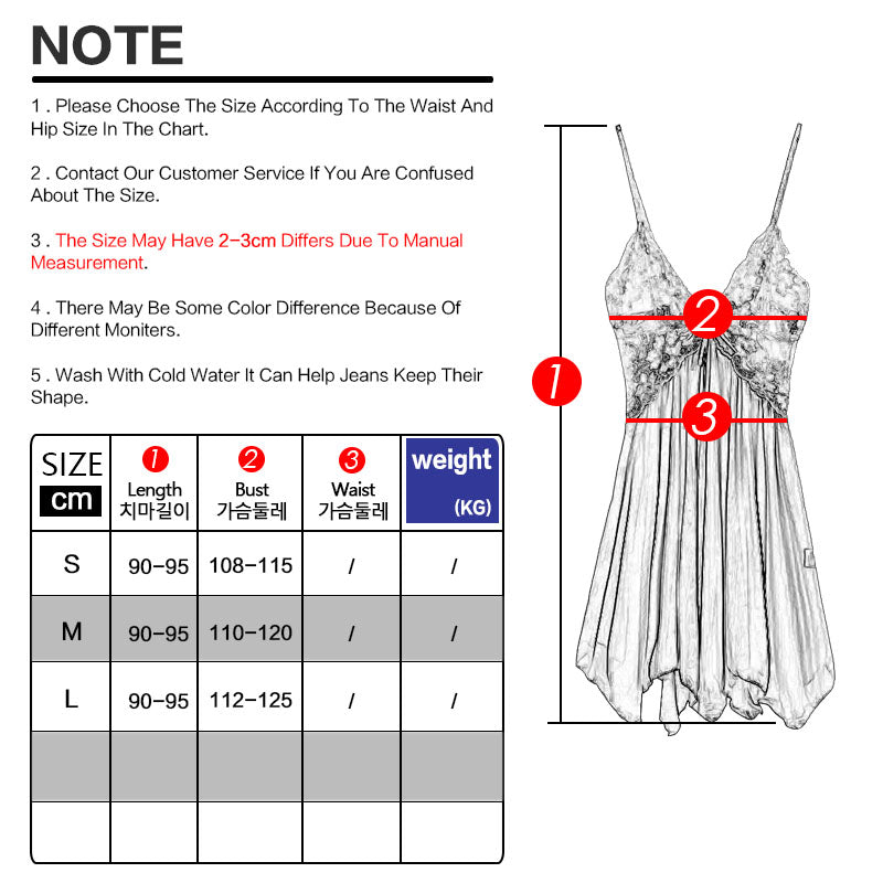 Women's Lace Slip Dress Loose Dresses Nightgown Sleeping Summer Clothing