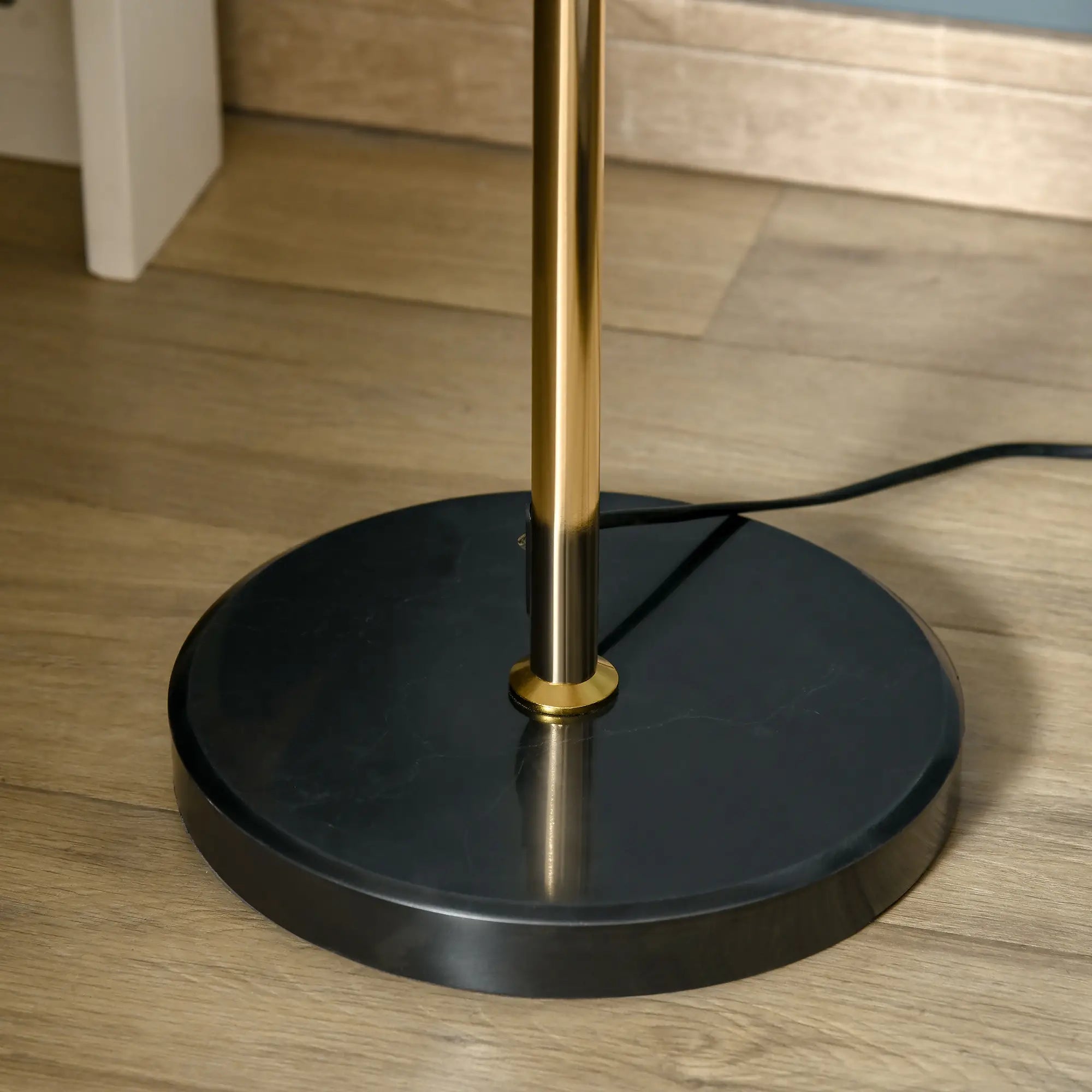 Dandelion-Crystallite Floor Lamp, with Foot Switch